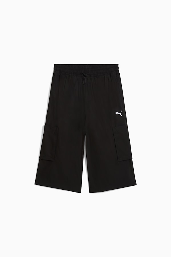 FUTURE.PUMA.ARCHIVE Relaxed Cargo 16" Jorts Unisex, PUMA Black, extralarge